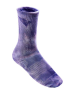 Ethos Dyed Crew Socks - Purple
