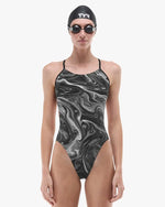 Women's Durafast Elite® Cutoutfit Swimsuit - Olea / Titanium