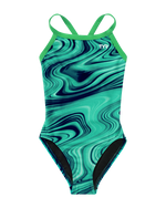 Durafast Elite® Girl's Diamondfit Swimsuit - Vitality