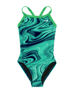 Durafast Elite® Girl's Diamondfit Swimsuit - Vitality