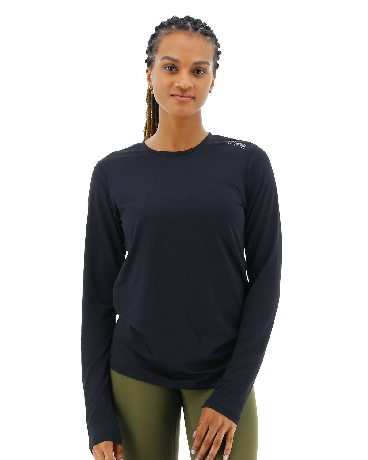 TYR M Raglan LS Tee, Bianco, S Uomo TYR M Raglan LS Tee, Bianco, S Uomo