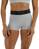 Base Kinetic™ Women's Mid-Rise 2" Logo Shorts - Heather