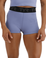 Base Kinetic™ Women's 2" Mid-Rise Logo Short - Blue Ice
