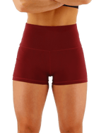 Base Kinetic™ Women's 2" High-Rise Short - Solid / Windsor Wine