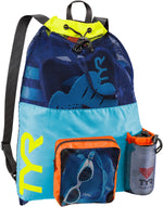 40L Big Mesh Mummy Backpack - Blue & Yellow