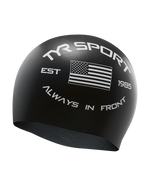 Adult Silicone Swim Cap - "Always in Front"
