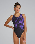 Durafast Elite® Women's Maxfit Swimsuit - Cycloid / Purple