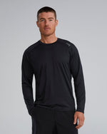 ClimaDry™ Men's Raglan Long Sleeve Tech Tee - Solid / Heather