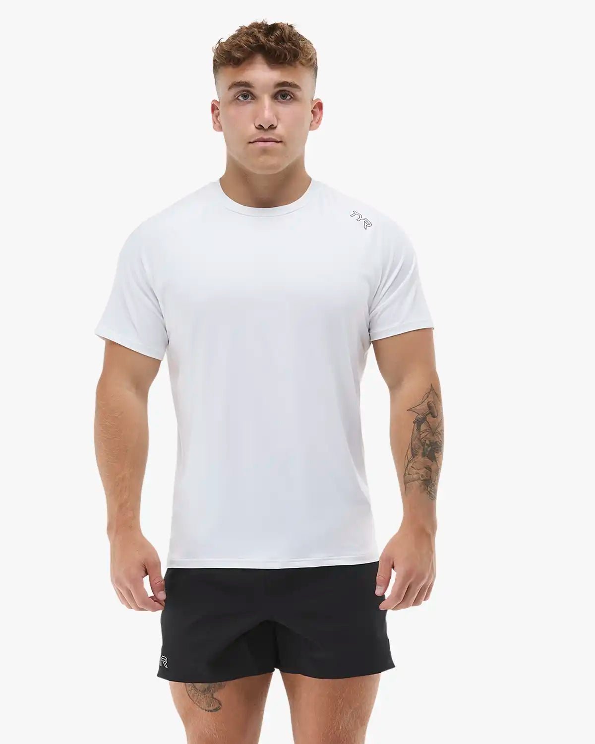 ClimaDry™ Men's Raglan Tech Tee - Solid / White – TYR US