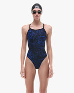 Women's Durafast Elite® Diamondfit Swimsuit - Zephyr / Navy