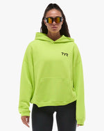Women's Ethos Oversized Pullover Hoodie - Neon