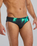 Durafast Elite® Men's Brief Swimsuit - Cycloid / Green