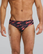 Durafast Elite® Men's Brief Swimsuit - Triadic / Red