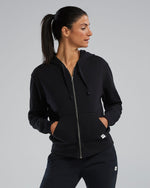UltraSoft Women's Heavyweight Terry Full-Zip Hoodie - Solid