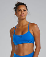 Joule Elite™ Women's Scoop Neck Sports Bra - Solid / Cobalt
