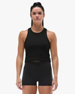Women's Ribbed Tank - Black