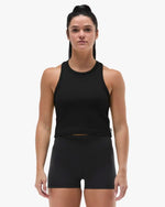 Women's Ribbed Tank - Black