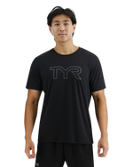 UltraSoft Men's Big Logo Tri-Blend Tech Tee