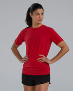 UltraSoft Women's Lightweight Tech Tee - Red