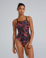 Durafast Elite® Women's Diamondfit Swimsuit - Synapse / Red