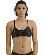 Durafast Elite® Women's PacificTieback Top Swimsuit - Obsidian