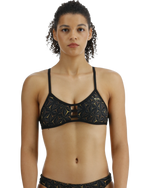 Durafast Elite® Women's PacificTieback Top Swimsuit - Obsidian