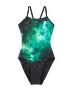 Durafast Elite® Girl's Cutoutfit Swimsuit - Starborne