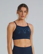 Base Kinetic™ Women's High Neck Big Logo Sports Bra - Solid