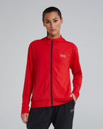 TYR Tech Women's Full Zip Hoodie - Red