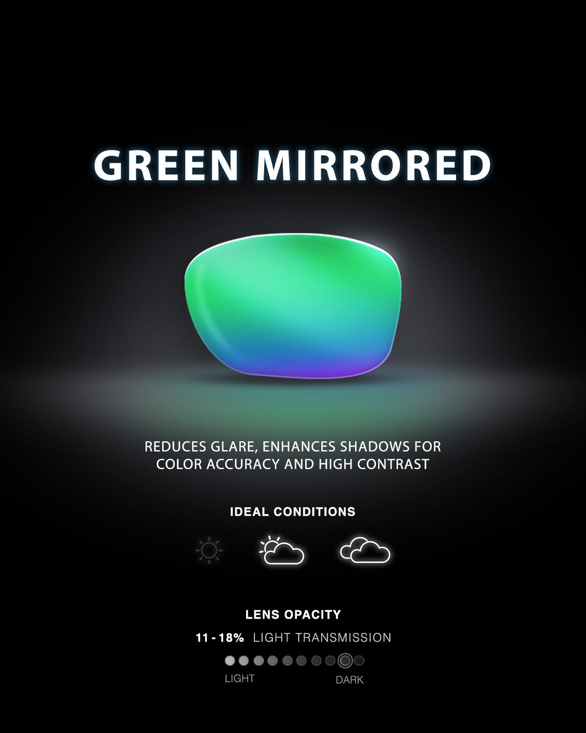 Product image for 266 Green/Clear
