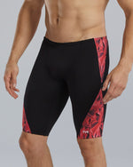Durafast Elite® Men's Blade Splice Jammer Swimsuit - Crystalized / Red