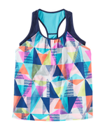 Durafast Lite® Girl's Ava 2-in-1 Tank - Jigsaw