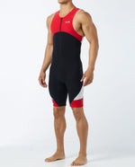 Men's Padded Front-Zip Tri-Suit - Carbon