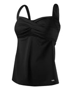 Women's Plus Twisted Bra Tankini - Solid