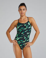 Durafast Elite® Women's Trinityfit Swimsuit - Triadic / Green