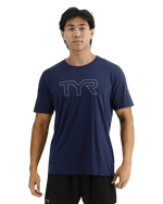 UltraSoft Men's Big Logo Tri-Blend Tech Tee
