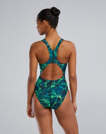 Durafast Elite® Women's Maxfit Swimsuit - Synapse / Green