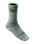 Ethos Dyed Crew Socks - Olive