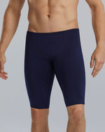 Durafast Elite® Men's Large Logo Jammer Swimsuit - Solid / Navy