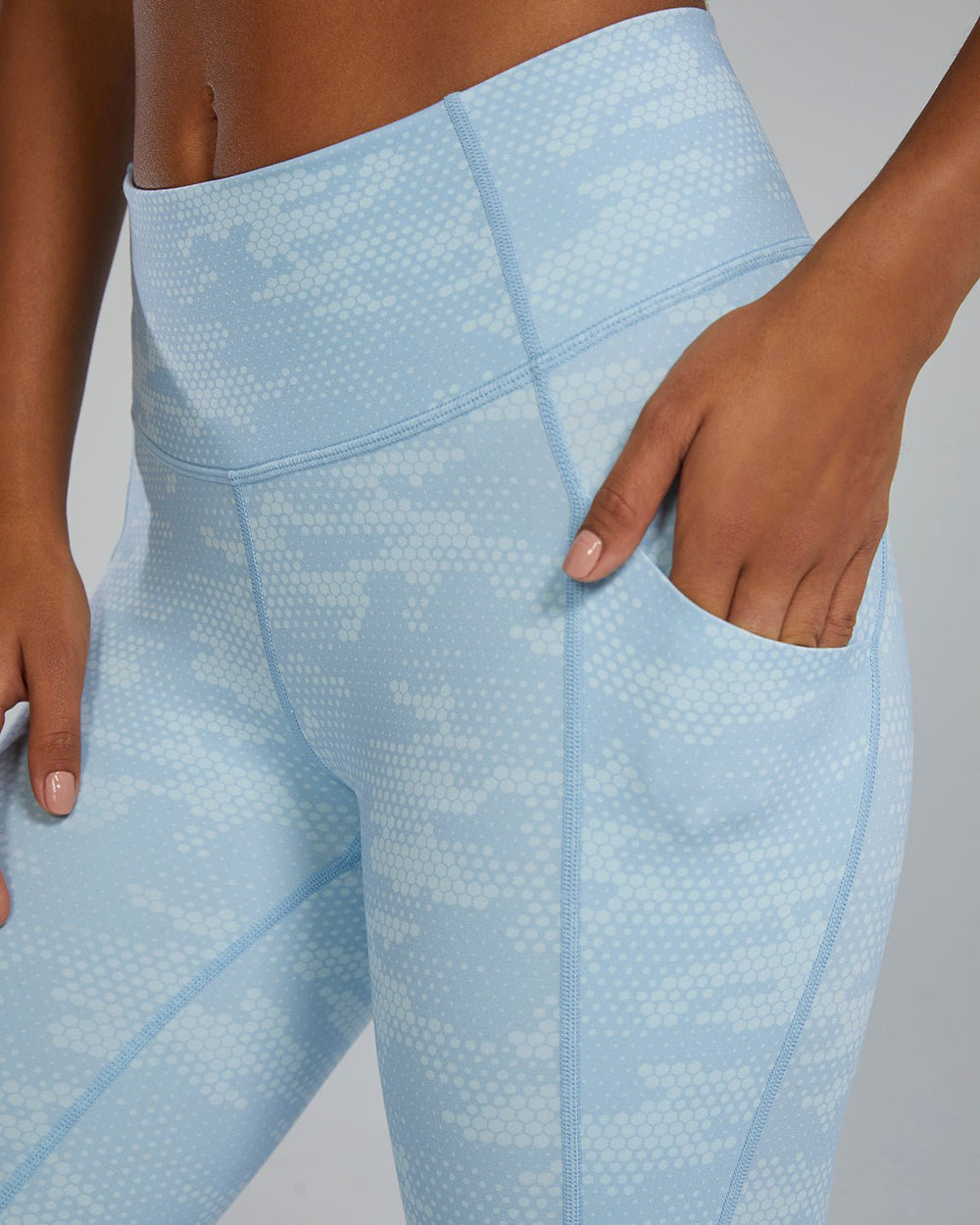 Joule Elite™ Women's Ribbed High-Rise Leggings with Thigh Pocket 25"
