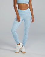 Joule Elite Women's Ribbed High-Rise Leggings with Thigh Pocket 25"