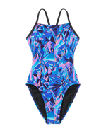Durafast Elite® Girl's Cutoutfit Swimsuit - Crystalized