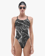 Women's Durafast Elite® Cutoutfit Swimsuit - Olea / Titanium