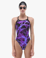 Women's Durafast Elite® Diamondfit Swimsuit - Arterix / Purple