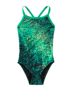 Durafast Elite® Girl's Diamondfit Swimsuit - Chroma