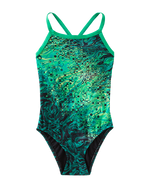 Durafast Elite® Girl's Diamondfit Swimsuit - Chroma