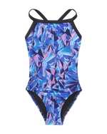 Durafast Elite® Girl's Diamondfit Swimsuit - Crystalized