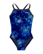 Durafast Lite® Girl's Diamondfit Swimsuit - Radiant Flare