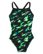 Durafast Elite® Girl's Diamondfit Swimsuit - Triadic