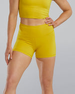 Joule Elite™ Women's High-Rise 3.25" Short - Solid / Yellow